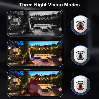 Cámara de seguridad con visión nocturna de color completo